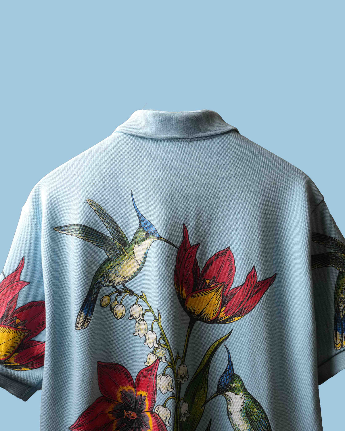 Aqua Aviary Polo T-Shirt