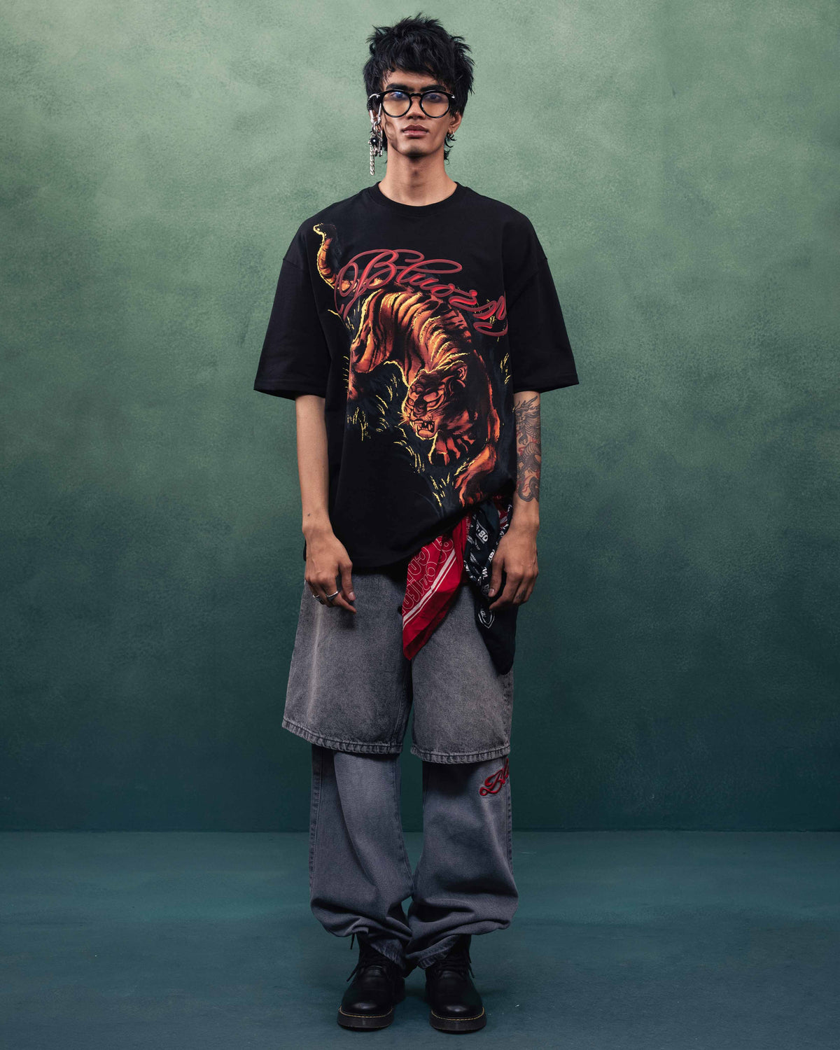 Black Tiger Fury T-Shirt