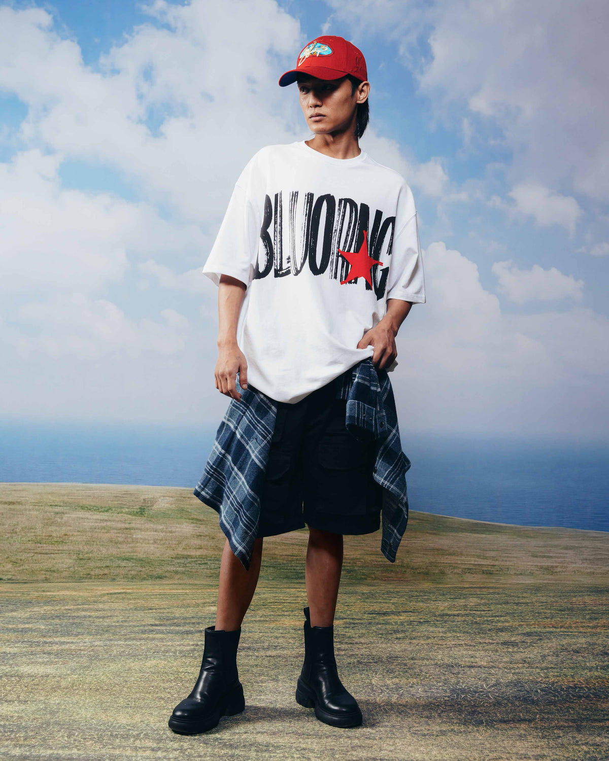 White BG Star T-Shirt