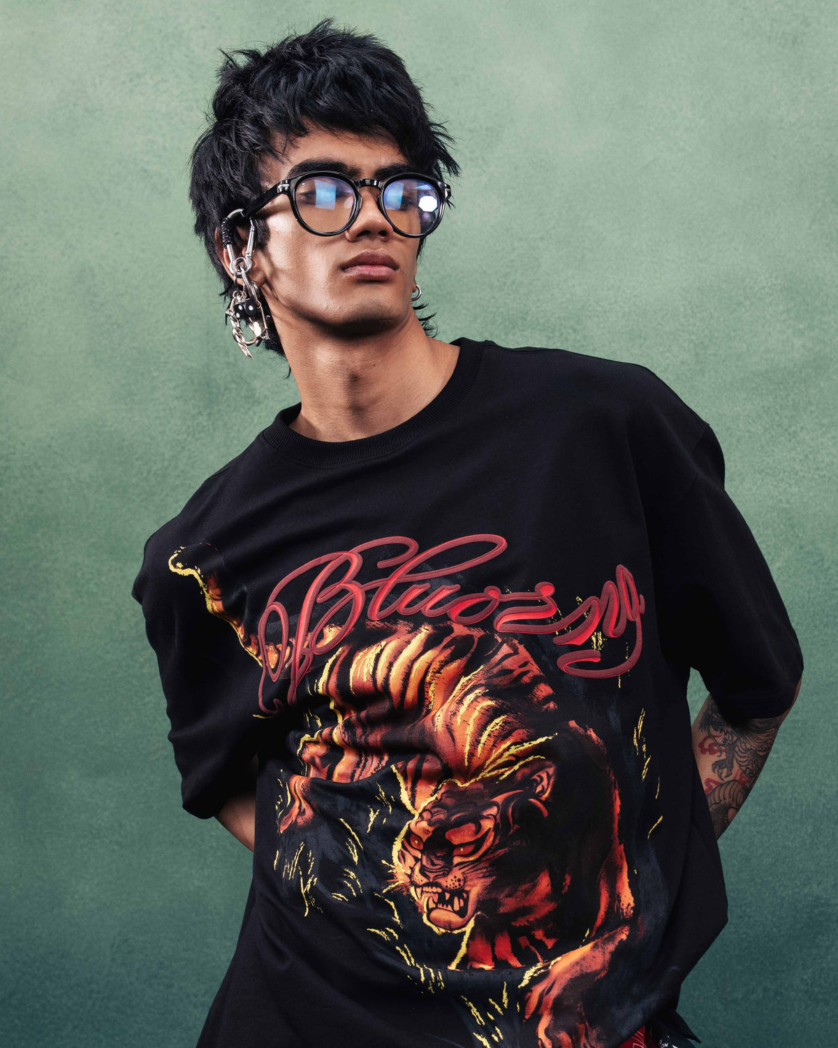 Black Tiger Fury T-Shirt