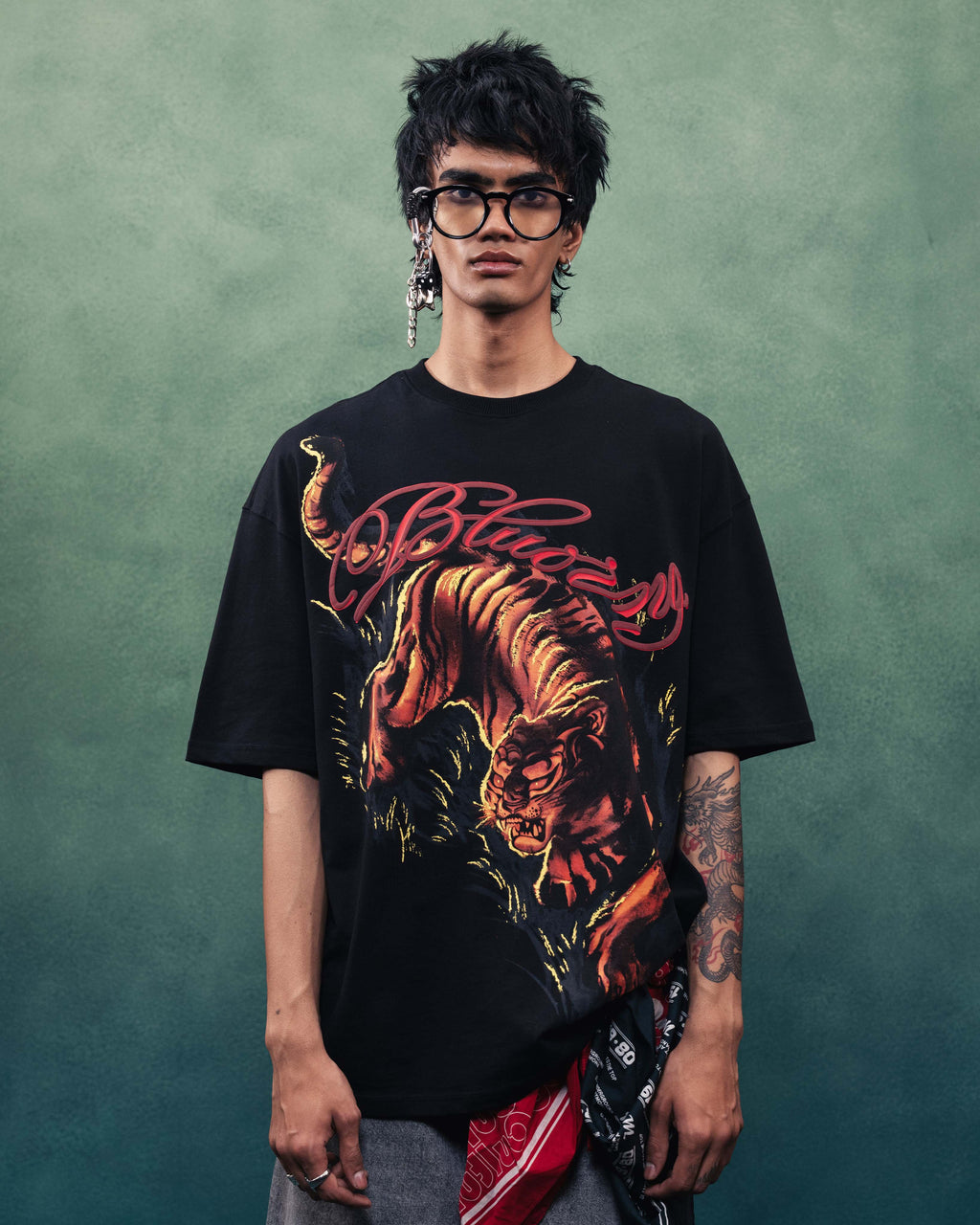 Black Tiger Fury T-Shirt