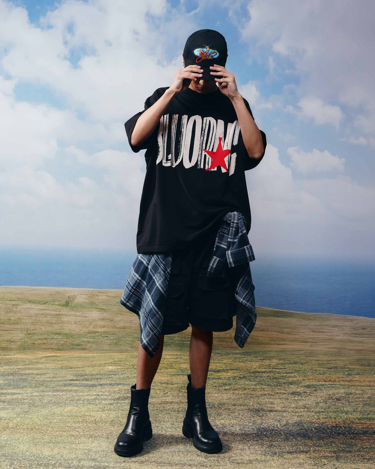 Black BG Star T-Shirt