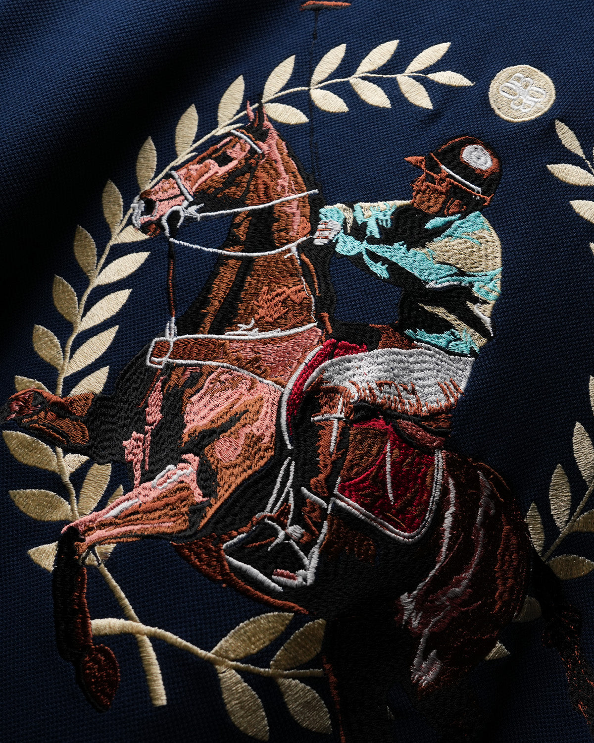 Midnight Saddle League Polo T-Shirt