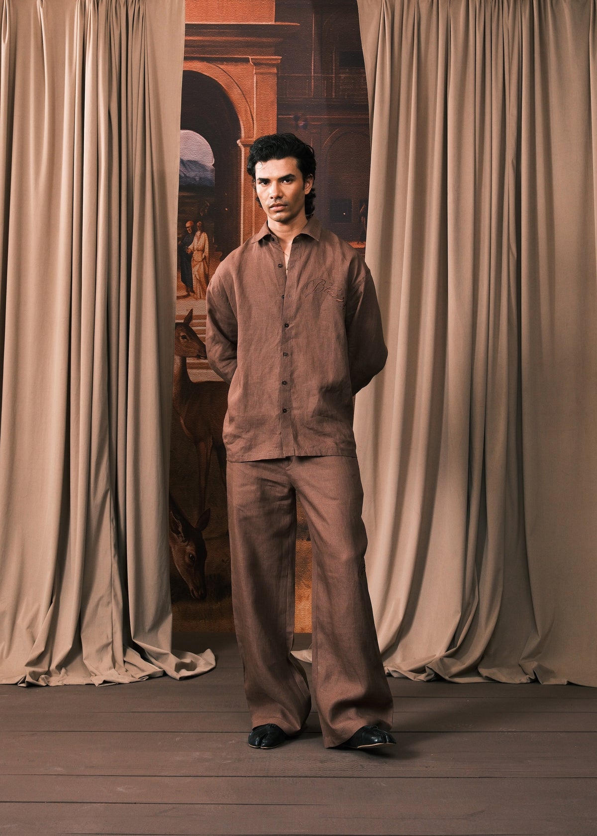Cocoa Linen Shirt