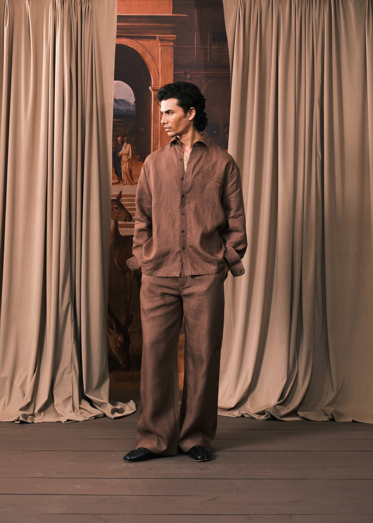 Cocoa Linen Shirt