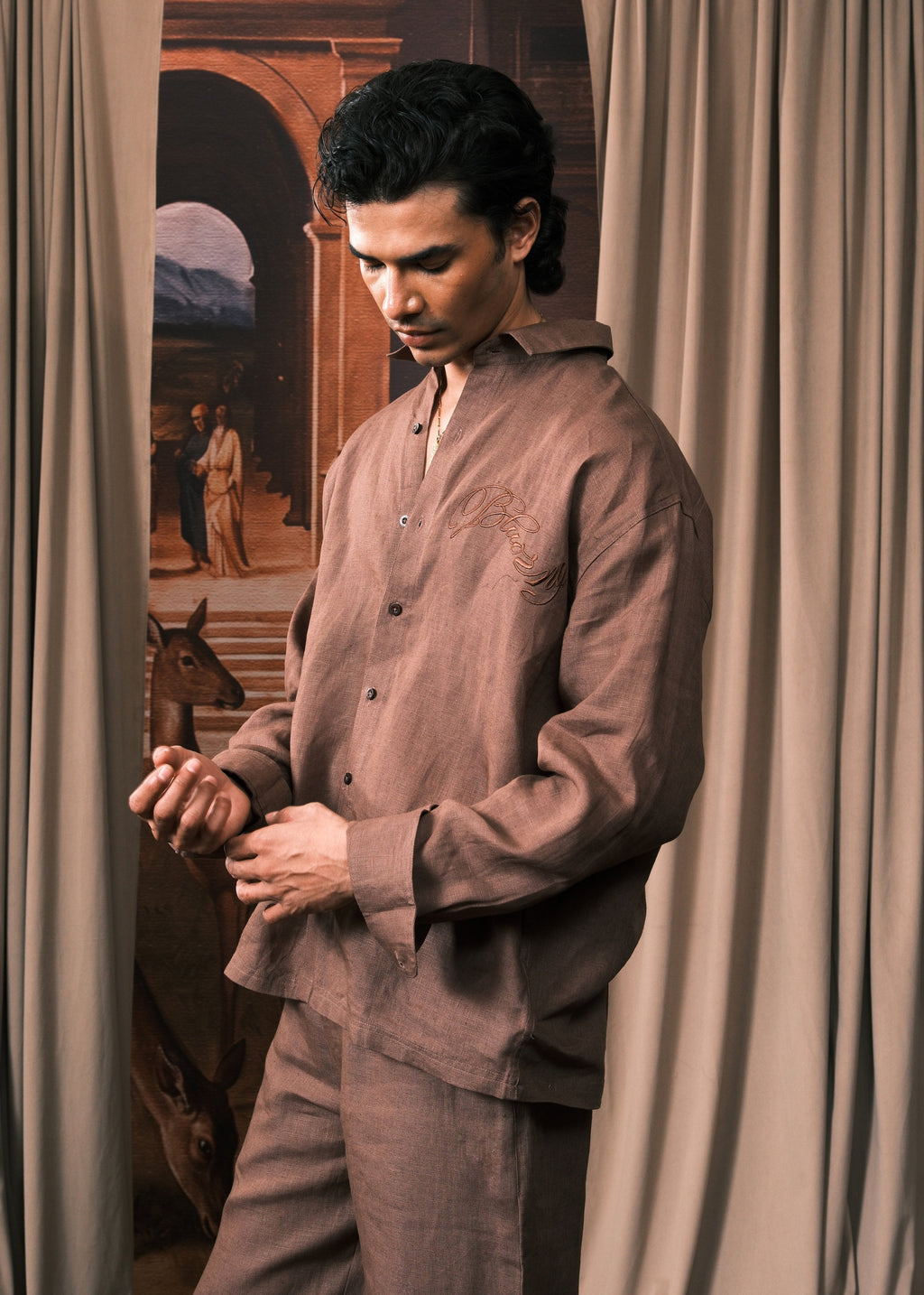 Cocoa Linen Shirt