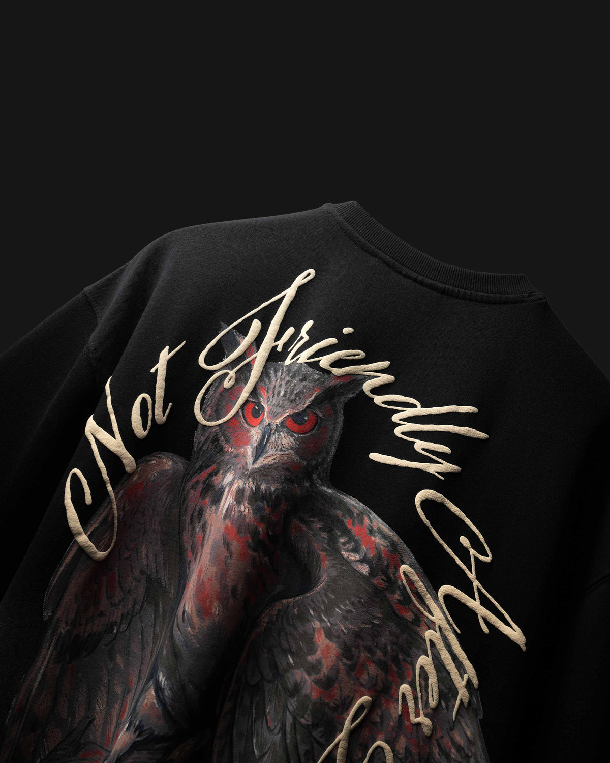 Black Phantom Owl T-Shirt