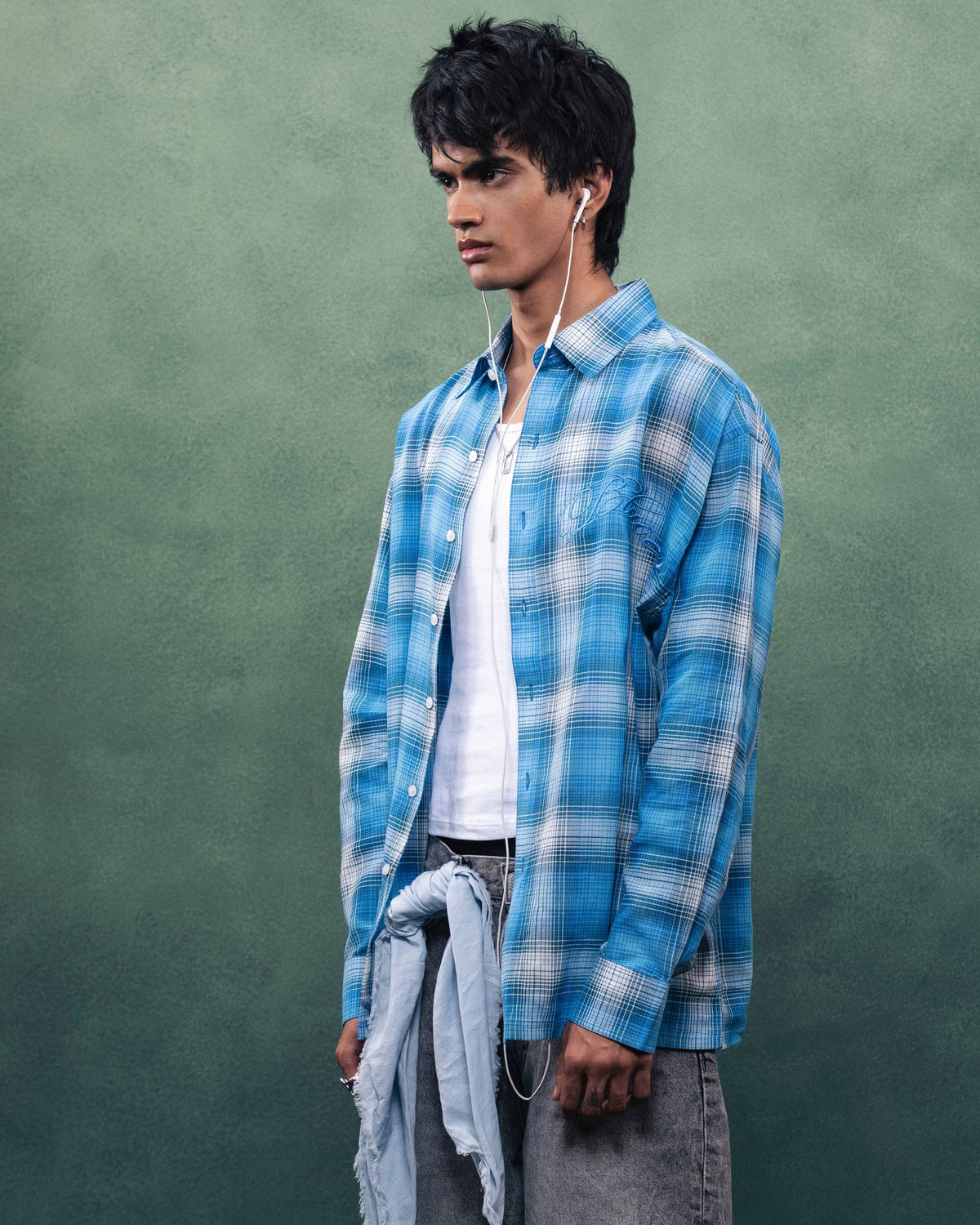 Skywash Plaid Shirt