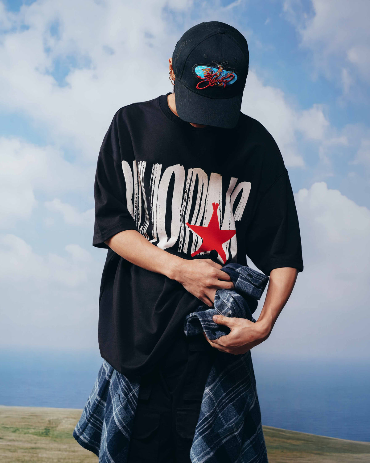 Black BG Star T-Shirt