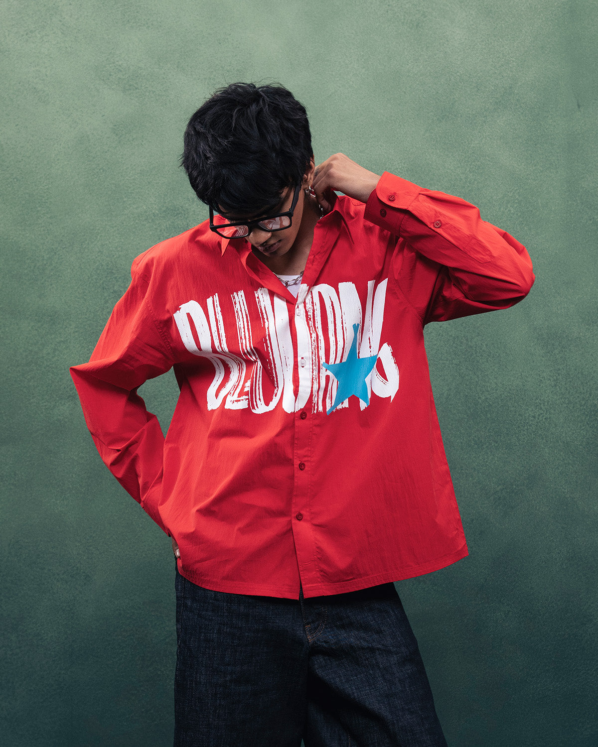 Red BG Star Shirt