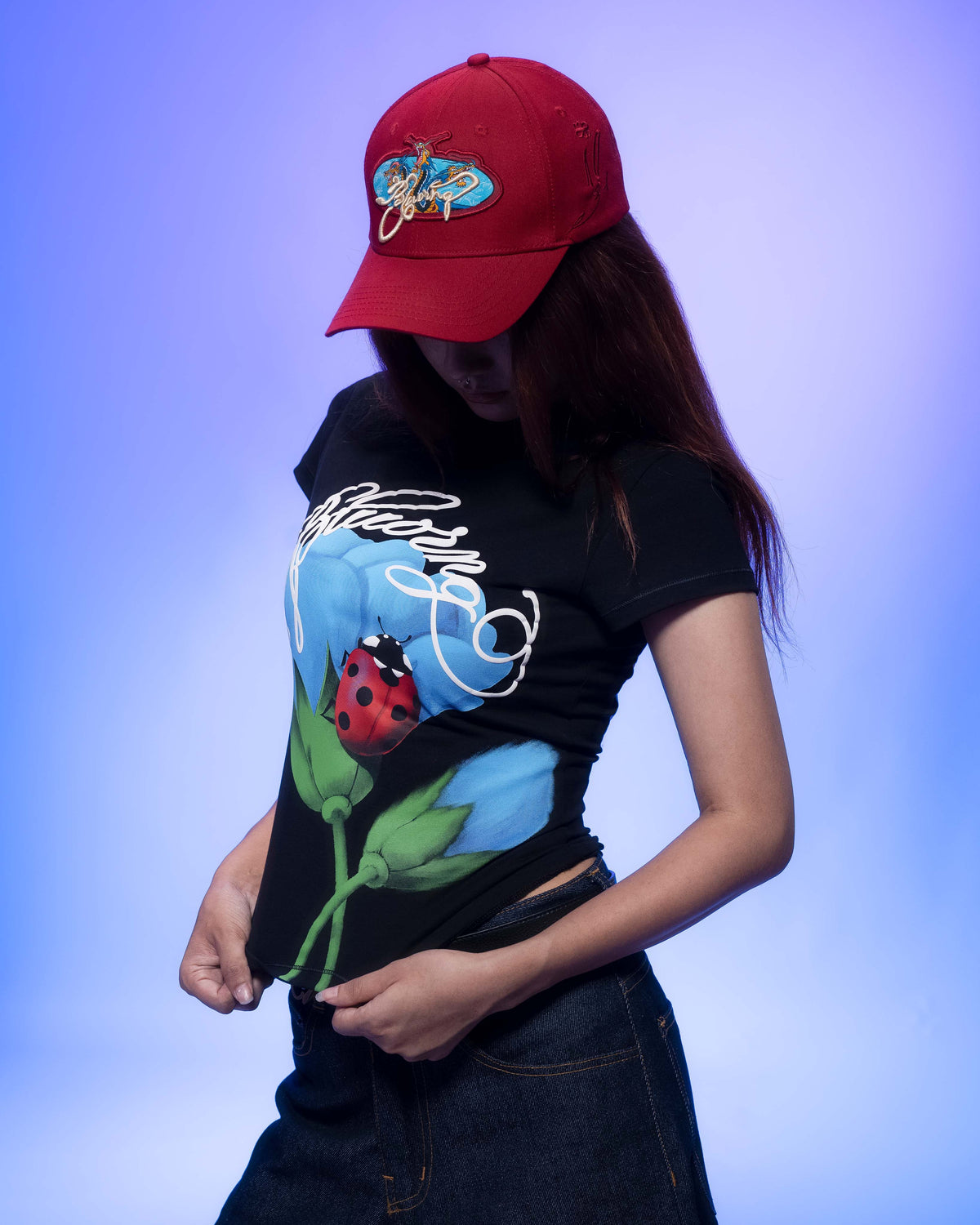 Black Ladybird Top