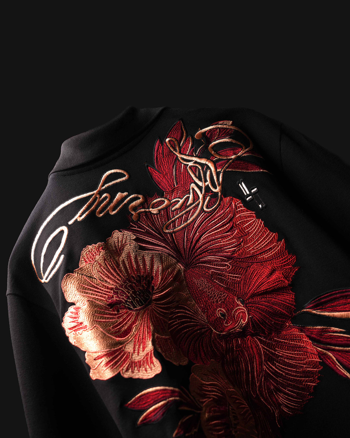 Crimson Betta Polo T-Shirt