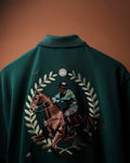 Bottle Green Saddle League Polo T-Shirt