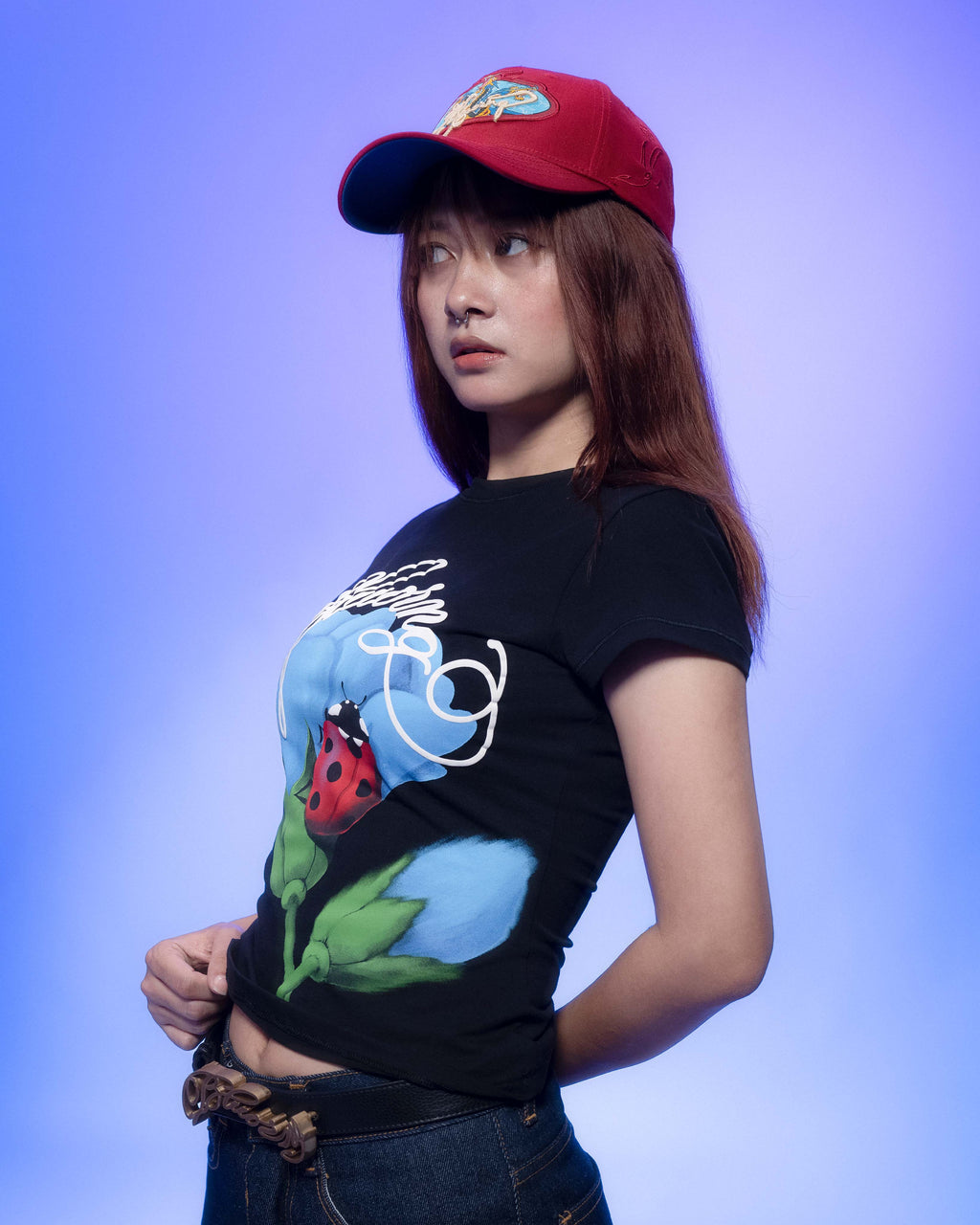 Black Ladybird Top