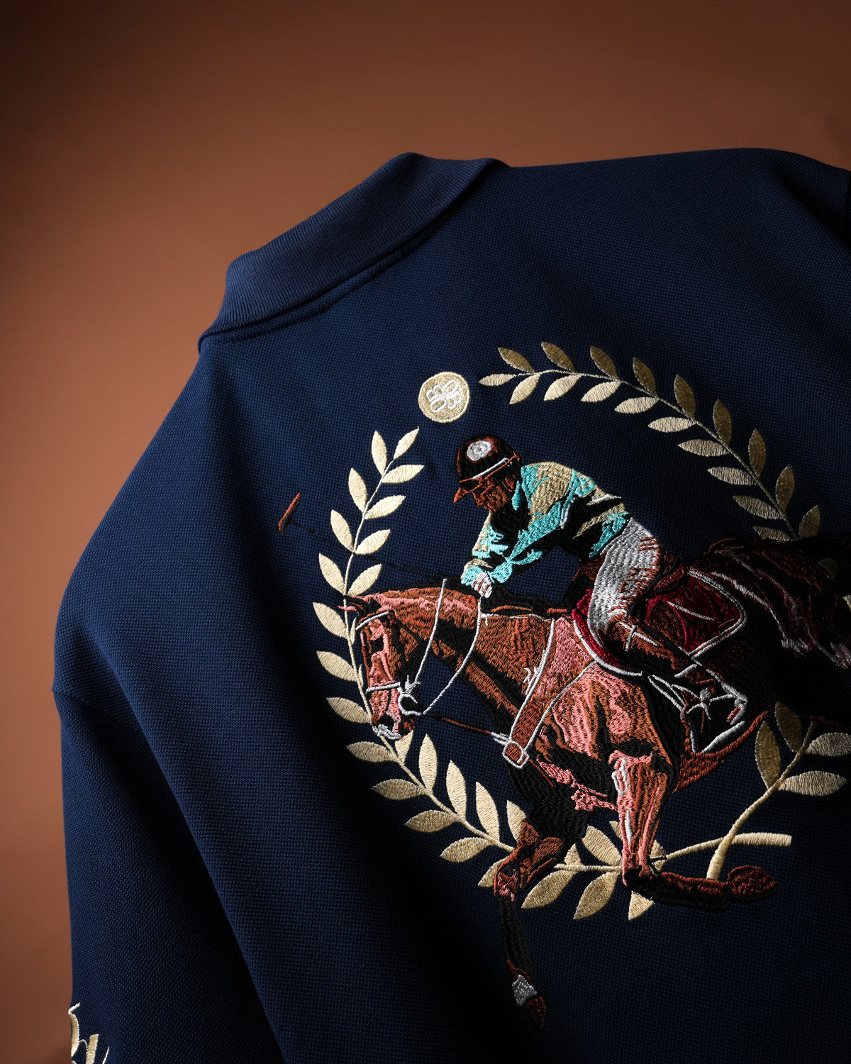 Midnight Saddle League Polo T-Shirt